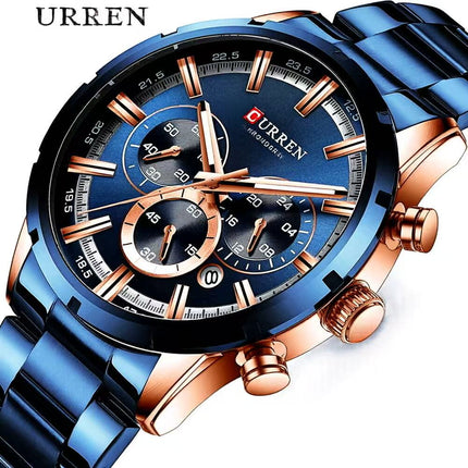 Men's Military Sport Silicone Watch with Calendar for Boys