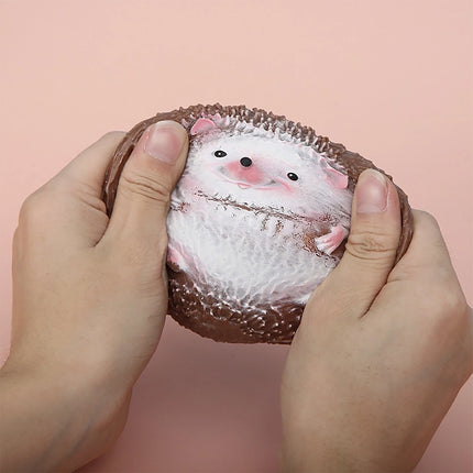 3Pack Hedgehog Squishy Slow Rising Fidget Stress Relief Sensory Toy