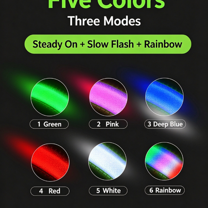 Flashing LED Reflective Safety Sash Belt for Night Walking Gear