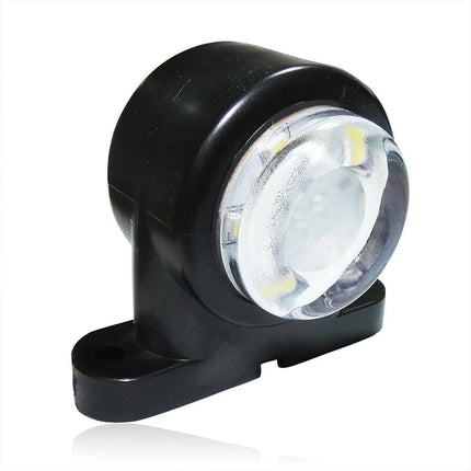 2x Mini Dual Side Rubber LED Marker Lights for Trailer, Truck, and Camper Outline, 12-24V