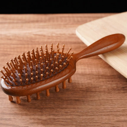 Sandalwood Air Bag Massage Hair Brush & Wood Comb for Hair Care