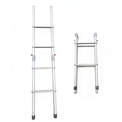 Foldable RV Bunk Ladder, 4-Step Aluminum, Lightweight & Sturdy, Safe Non-Slip