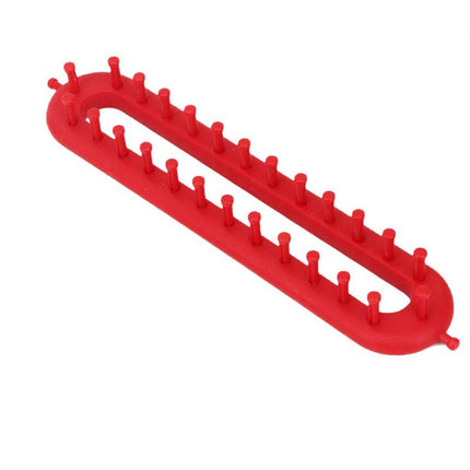 26CM Red Scarf Knitting Loom Kit with Sewing Needle DIY Craft Tool