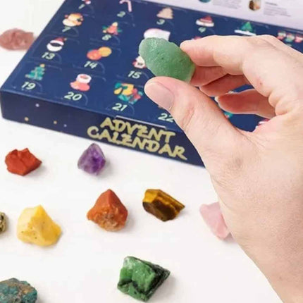 2026 Geological Ore Advent Calendar Mock Stone Crystal Christmas Countdown