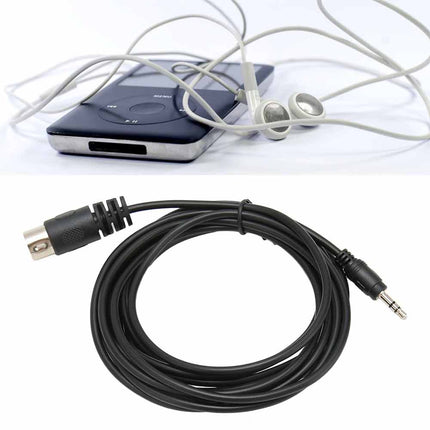 7-Pin DIN MIDI Male to 3.5mm Male Stereo Cable - 1.5m HiFi Plug & Play