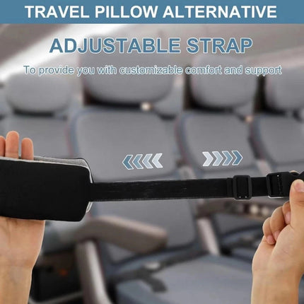Portable Travel Neck Support Pillow with Strap for Airplane Head Rest