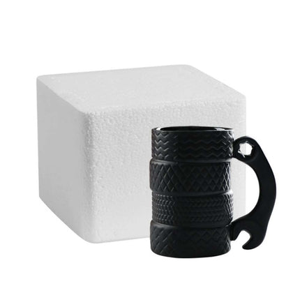 Novelty Tyre Coffee Mug 500ml for Car Enthusiast Mechanic & Motorsport Fan