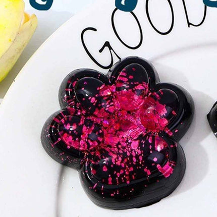 Starry Night Cat Paw Squishy Toy – Soft Fidget Squeeze Cat Claw Stress Reliever