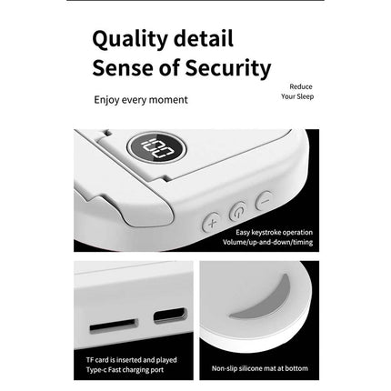 Wireless Sleep Speaker Bone Conduction Pillow Speaker with Noise Reduction & TF Card Playback