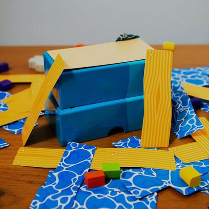 Rafter Five Action Building Board Game for 1-6 Players Party Cards Game