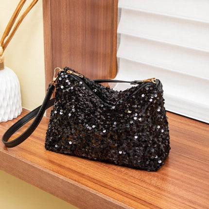 Sequin Evening Bag Clutch & Shoulder Purse for Women