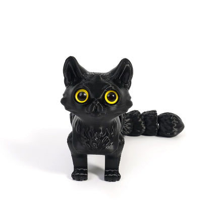 16CM Articulated Cat Toy, 3D Printed PLA Joints Fidget Figurine Gift