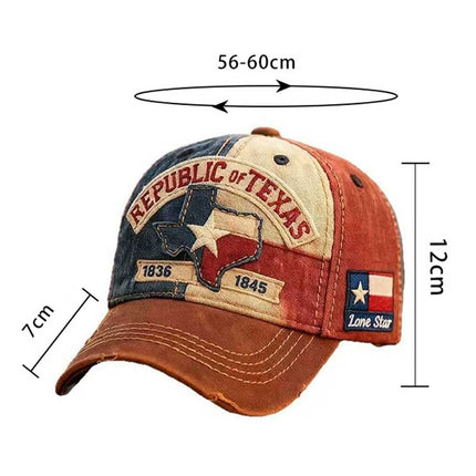 Lone Star Texas Republic Baseball Cap 1836-1845 Unisex Hat