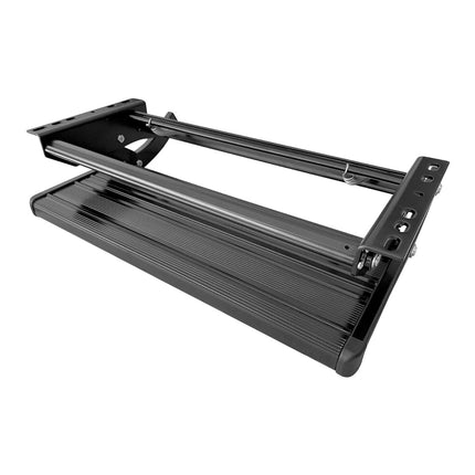 Retractable Folding Caravan Step with LED Light - Aluminium Entry Step for RV & Camper Trailer