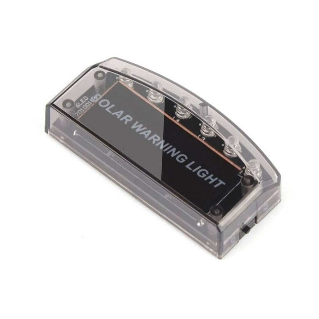 Solar-Powered LED Dummy Security Alarm Light - Anti-Theft Flashing Warning Light for Vehicle Protection