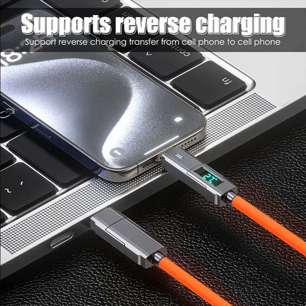 4-in-1 USB-C PD 100W Fast Charging Cable for iPhone & Android