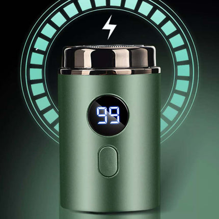Mini USB Rechargeable Electric Razor for Men with Digital Display Portable