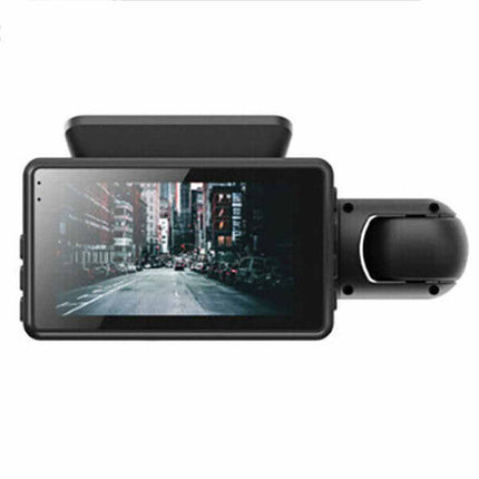 Dual Channel Dash Cam | Front and Rear Recorder with G-Sensor & 1080P Full HD