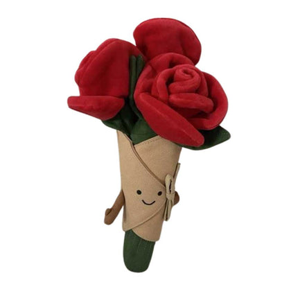 Amuseable Rose Bouquet Soft Doll, 30cm Cuddle Toy