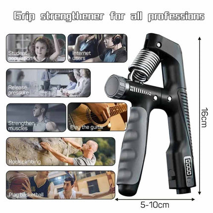 Hand Grip Strengthener Set, Forearm & Finger Exerciser, Wrist Resistance Kit