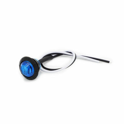 10X Blue Round LED Courtesy Lights for Marine Boat Cabin, Deck, and Walkway
