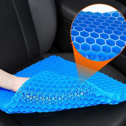 Extra-Thick Orthopedic Gel Seat Cushion for Office & Car