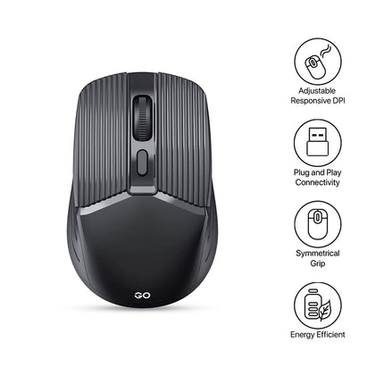 2.4G Slim Wireless Mouse | 3 DPI Optical Sensor for PC/Mac/Laptop
