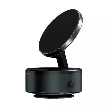 Auto-Unlock Phone Holder: Strongest Magnetic Suction + Fast Wireless Charging, 360° Rotating Dashboard Mount for All Phones