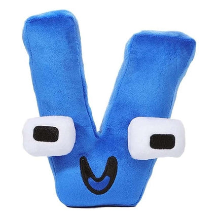 Alphabet Lore 18cm V Plush Toy – Soft Letter Plushie for Kids, Fun Gift Idea