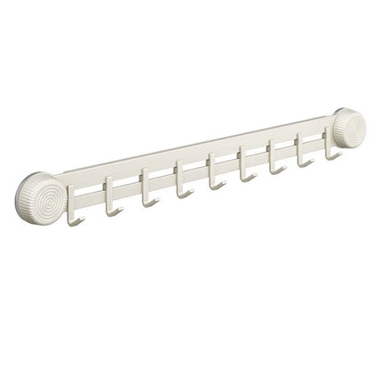 9 Hooks Wall Mounted Suction Hook for Bathroom, Coat, Kitchen Utensil Rack