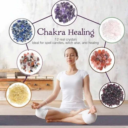 Crystal Advent Calendar 2026 Healing Gemstone 24-Day Christmas Countdown