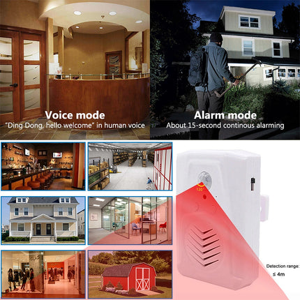 Mini Motion Sensor MP3 Audio Player with Welcome Sound & Loud Speaker