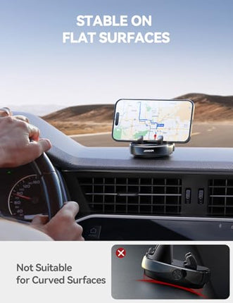 360° Adjustable Car Phone Holder Dashboard Mount for iPhone & Android