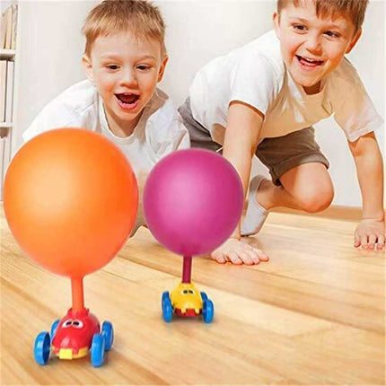 Balloon Powered Car Toy | Inertia Launch Vehicle for Kids Science Experiment