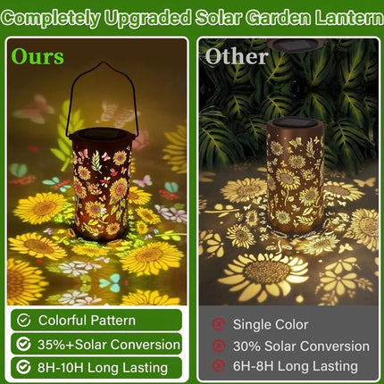Solar Waterproof Hanging Lantern for Garden Patio Yard