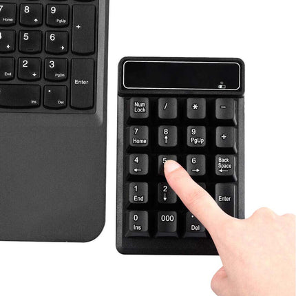 2.4GHz Wireless Mechanical Feel 19-Key Numeric Keypad