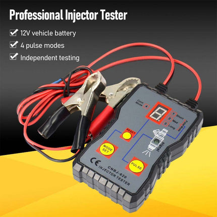 Universal Fuel Injector Tester Cleaner Tool Kit - 4 Pulse Mode Adapter for Car Truck Motorcycle