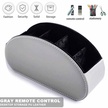 5-Grid TV Remote Holder Desktop Organizer Storage Box
