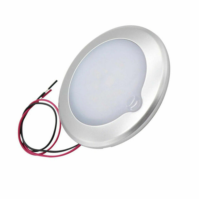 Round Dimmer LED Spot Light, 12V-24V Touch Downlight for RV, Caravan, Camper, and Boat Interior