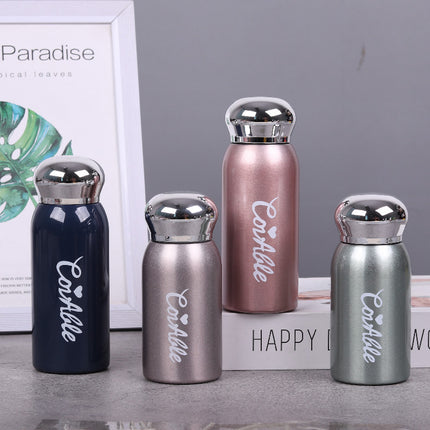 220ml Mini Vacuum Flask Stainless Steel Insulated Water Bottle