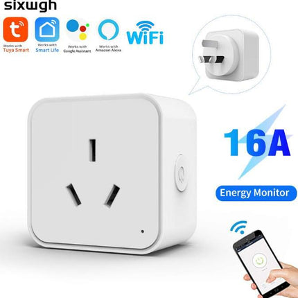 WiFi/Zigbee 16A Smart AU Socket Plug Voice Control for Alexa & Google Home
