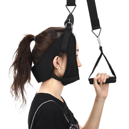 Adjustable Neck Traction Device – Comfortable Head Hammock for Pain Relief