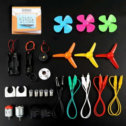 Electric Circuit Motor Kit, Science Experiment Educational STEM Toy