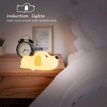 Rechargeable Cute Puppy Touch Night Light for Kids Gift