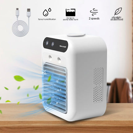 Portable Personal Air Conditioner Cool Mist Fan for Bedroom & Camping