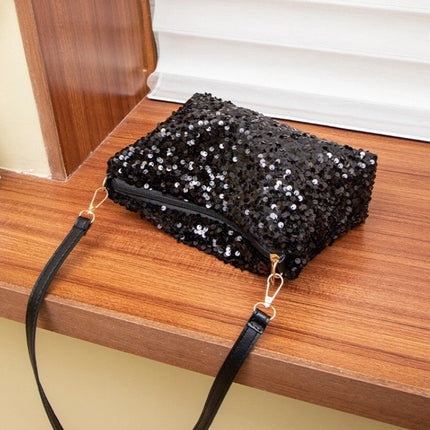 Sequin Evening Bag Clutch & Shoulder Purse for Women