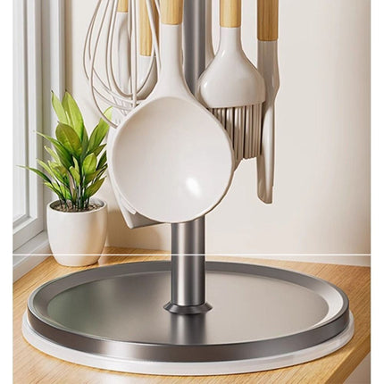 Rotatable Kitchen Tool Holder for Spoon, Spatula, Whisks