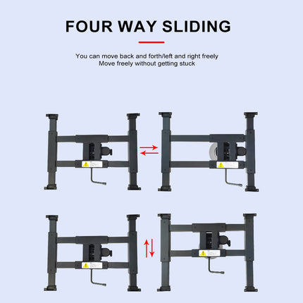 Adjustable Height Table Pedestal with 360° Swivel – for Boat, RV & Caravan
