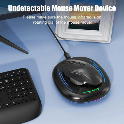 Mechanical Mouse Jiggler Undetectable w/ Timer & Auto Mover