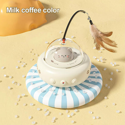 Automatic Smart Interactive LED Laser Teasing Cat Toy for Indoor Pets